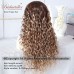 4 Wig Type Optional Ombre Balayage  High density Medium Small Curly Human Hair Wig For Women